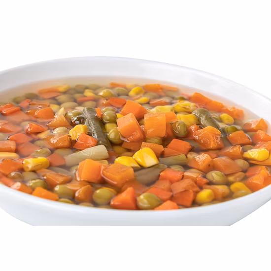 中国卸売プライベートラベル付き缶詰ミックス野菜